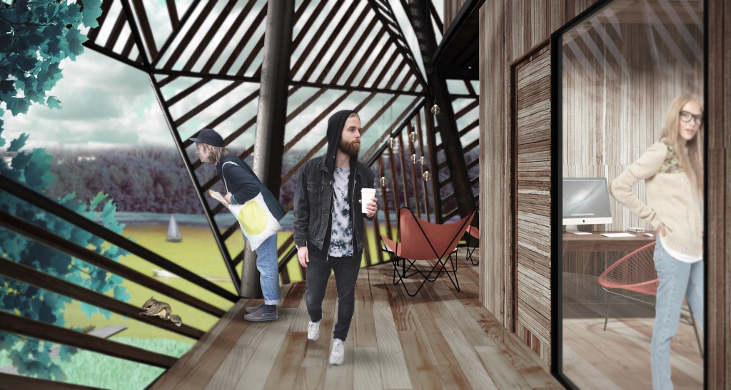 Europan 13 Finland First Prize Wild Synapse Espoo Panels, architecture, competition, flying squirrels, Helsinki, Spain, Mexico, adaptability, student residence, Aalto University, Otaniemi,